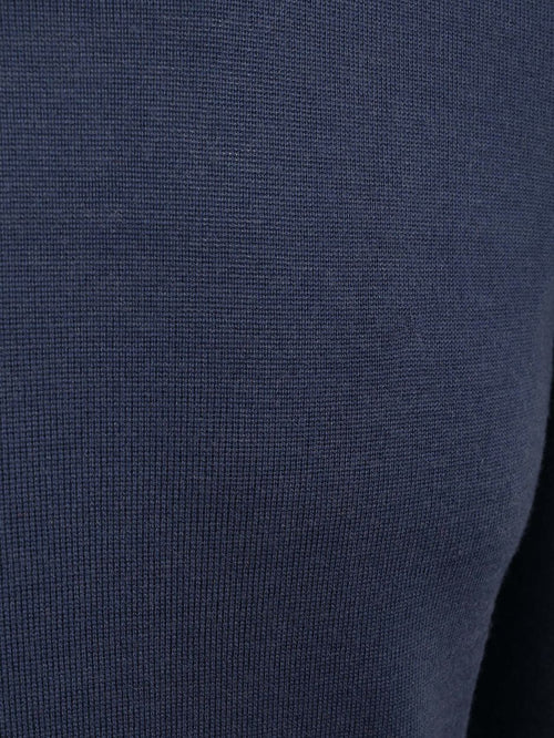 Merino pullover royal blauw