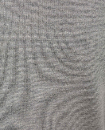 Merino pullover mid grijs