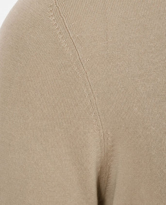 Compact cotton pullover turtle sand