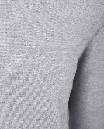 Merino pullover grijs