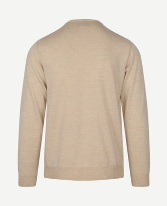 Merino pullover o beige
