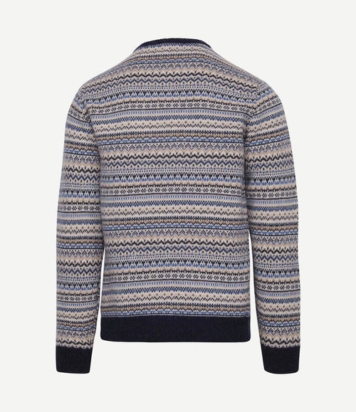 Prestige fair isle pullover beige