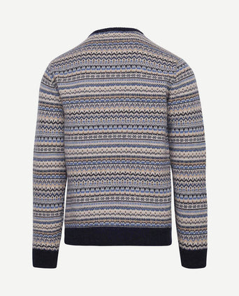 Prestige fair isle pullover beige