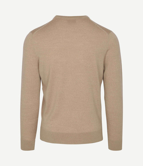 Merino pullover sand