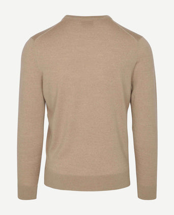Merino pullover sand