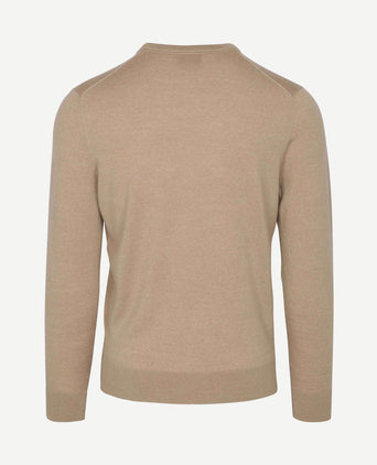 Merino pullover sand