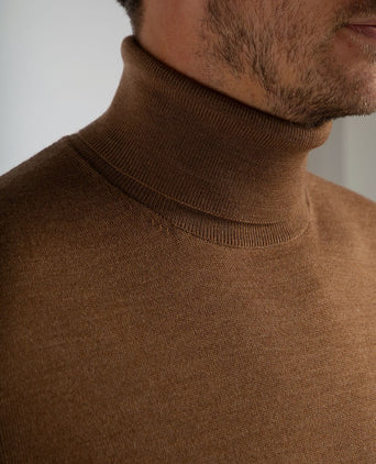 Suitable merino coltrui camel | Slim-fit