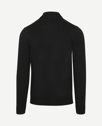 Trui cooldry knit turtleneck zwart