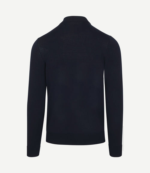 Trui cooldry knit turtleneck donkerblauw