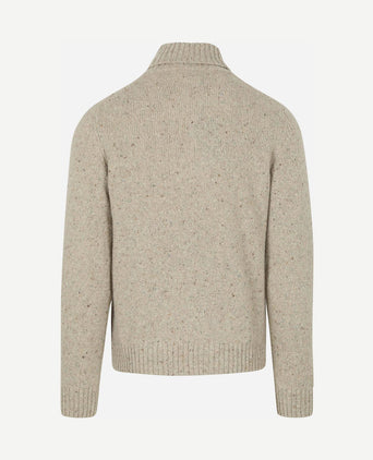 Coltrui donnegal tweed eco wool beige