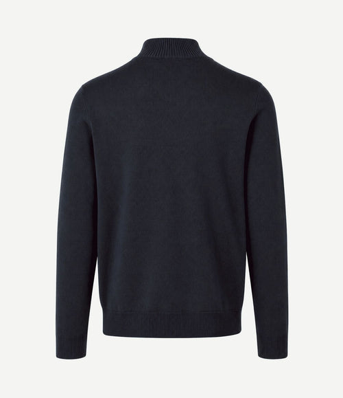 Canes pullover mocker donkerblauw