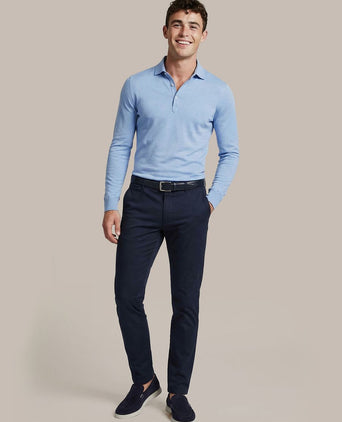 Camicia poloshirt lichtblauw