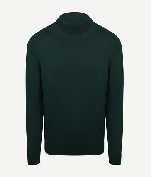 Suitable trui cooldry knit turtleneck groen | Slim-fit