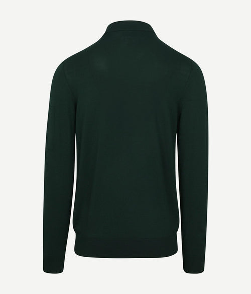 Suitable trui cooldry knit turtleneck groen | Slim-fit
