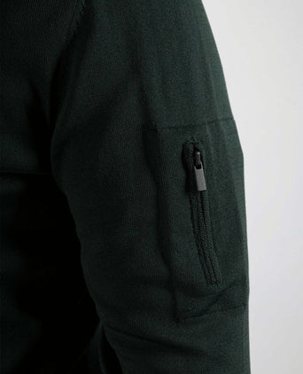 Suitable trui cooldry knit turtleneck groen | Slim-fit