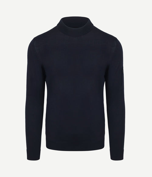 Trui cooldry knit turtleneck donkerblauw