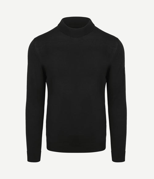 Trui cooldry knit turtleneck zwart