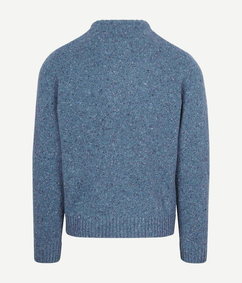 Suitable trui donnegal tweed eco wool blauw