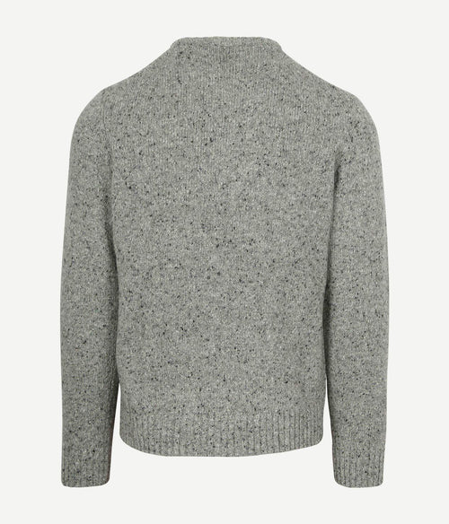 Suitable trui donnegal tweed eco wool grijs