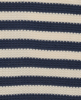 Suitable trui o-hals blauw streep