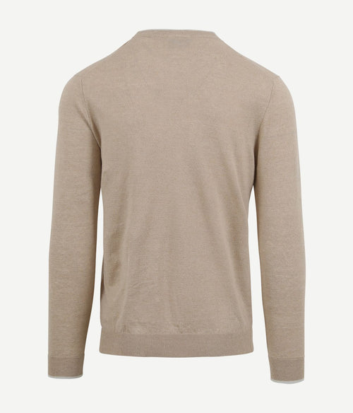 Suitable trui o-hals johan beige | Regular-fit