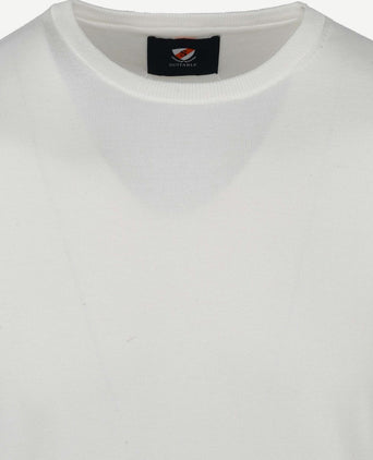 Suitable trui o-hals wit