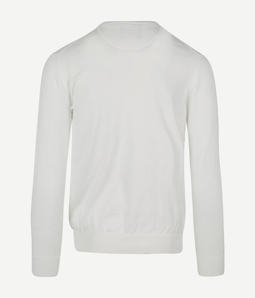 Suitable trui o-hals wit