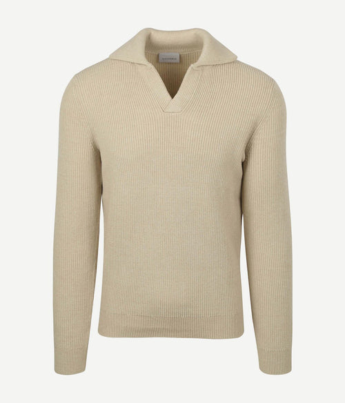 Suitable trui riva knit ecru | Regular-fit