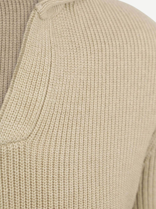 Suitable trui riva knit ecru | Regular-fit