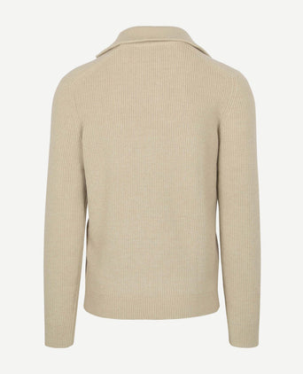 Suitable trui riva knit ecru | Regular-fit