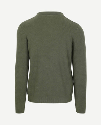 Trui riva structure melange groen