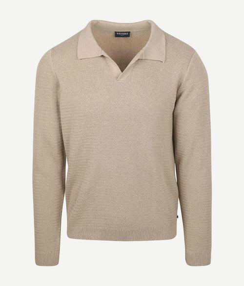 Suitable trui riva structure melange sand | Regular-fit