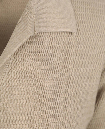 Suitable trui riva structure melange sand | Regular-fit