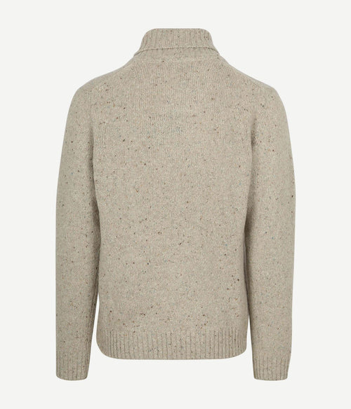 Suitable trui shawl tweed eco wool ecru