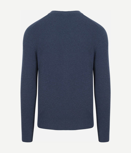 Suitable trui structuur petrol | Regular-fit