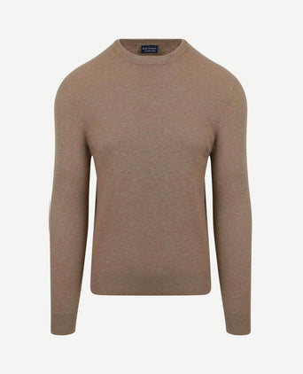Trui structuur taupe