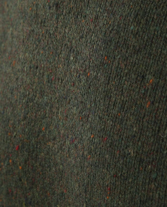 Suitable trui tweed wol blend groen | Regular-fit