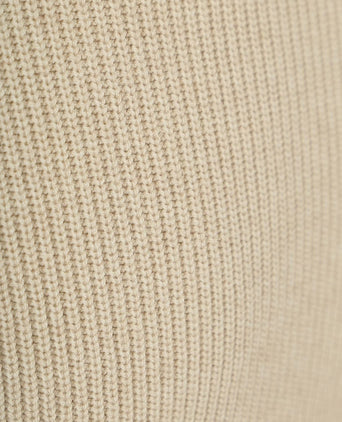 Suitable trui wol blend ecru | Regular-fit