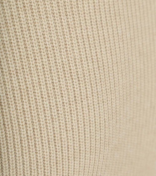 Suitable trui wol blend ecru | Regular-fit