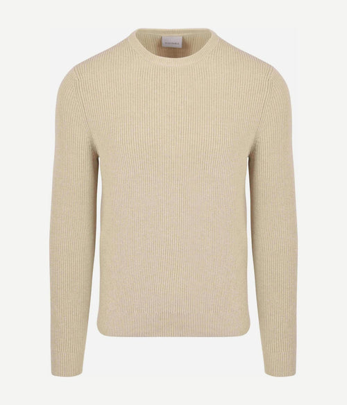 Suitable trui wol blend ecru | Regular-fit