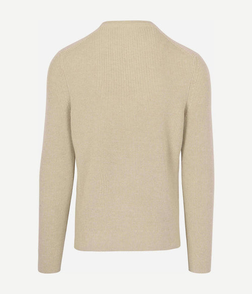 Suitable trui wol blend ecru | Regular-fit