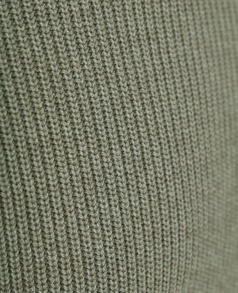 Suitable trui wol blend groen | Regular-fit