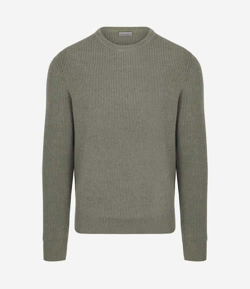 Trui wol blend groen