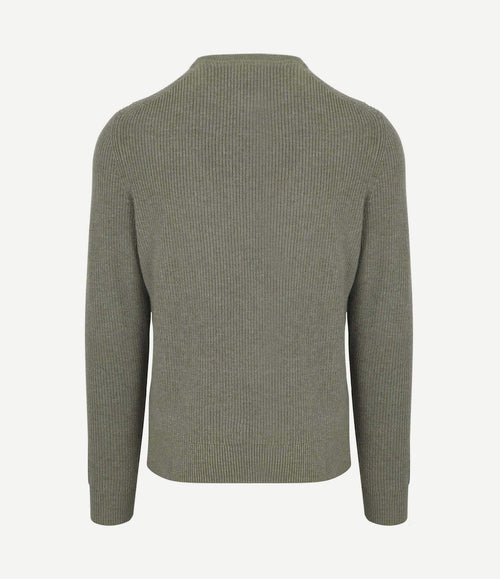 Trui wol blend groen