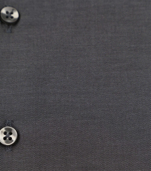 Suitable twill overhemd antraciet | Slim-fit