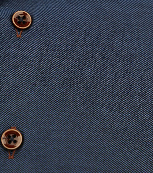 Suitable twill overhemd indigo | Slim-fit