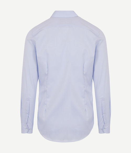 Suitable twill overhemd lichtblauw