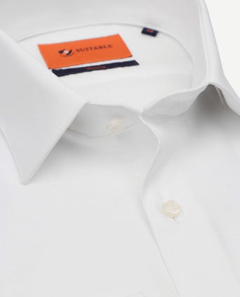 Suitable twill overhemd wit