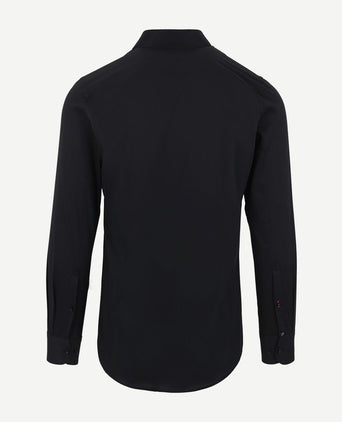 Twill overhemd zwart