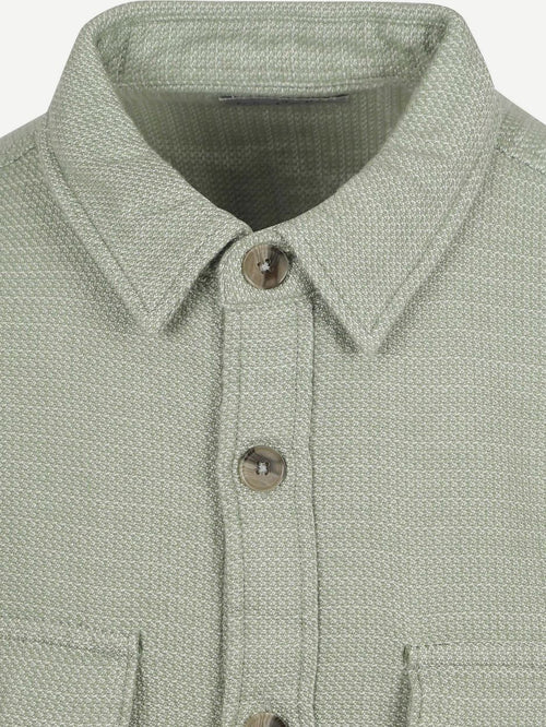 Overshirt structure groen
